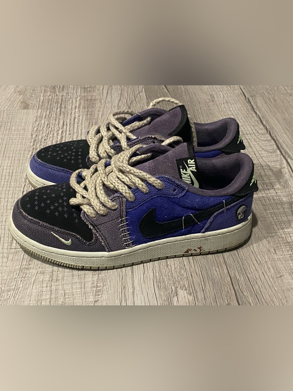 Jordan 1 Retro Low OG Zion Williamson Voodoo Alternate (GS) - Size 5Y